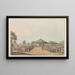 Turkish Encampment - Luigi Mayer — framed artwork on a wall