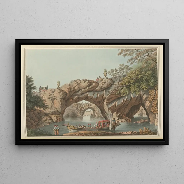 View at Villa Scabrosa - Luigi Mayer — framed artwork on a wall