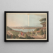 View of Constantinople - Luigi Mayer — framed artwork on a wall