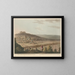Views of Jerusalem from the Mount of Olives - Luigi Mayer — framed artwork on a wall