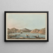 Western port of Samos Island - Luigi Mayer — framed artwork on a wall