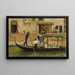 En route pour la Festa del Redentore - Luigi Pastega — framed artwork on a wall