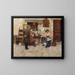 The passionate about art - Luigi Pastega — framed artwork on a wall