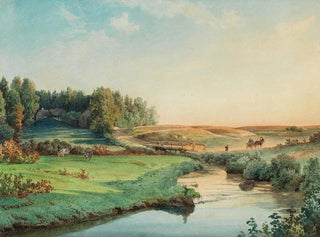 A view of the surroundings of Saint Petersburg - Luigi Premazzi — artwork view