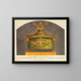Sarcophagus for the relic - Luigi Righetti — framed artwork on a wall