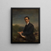 The Painter Alexandre Calame - Luigi Rubio — framed artwork on a wall