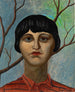Portrait of Lina Zaquini - Luigi Russolo — artwork view