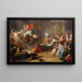 L'expulsion d'Héliodore du temple - Luigi Sabatelli — framed artwork on a wall