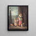 Lait sous les servantes - Luigi Schiavonetti — framed artwork on a wall