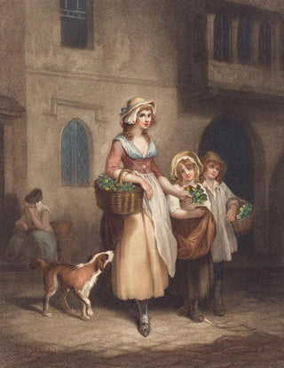 Luigi Schiavonetti - Two Bunches A Penny Primroses.webp