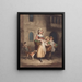 Primevères à deux grappes - Luigi Schiavonetti — framed artwork on a wall