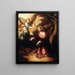 The Prayer in the Garden - Luis Juárez — framed artwork on a wall