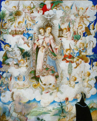 Luis Lagarto - The Virgin of the Rosary with Saint Catherine of Alexandria and Saint Catherine of Sienna.webp