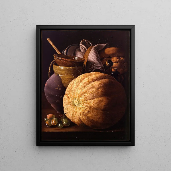 Still life - Luis Meléndez — framed artwork on a wall