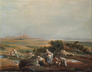 Vue du fragment de Fuenterrabia - Luis Paret y Alcázar — artwork view