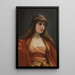 Young Bedouin Girl - Luis Ricardo Falero — framed artwork on a wall