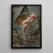 La fée du pavot - Luis Ricardo Falero — framed artwork on a wall
