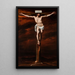 Christ Crucified Painting - Luis Tristán — framed artwork on a wall