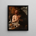 Saint Dominique en pénitence - Luis Tristán — framed artwork on a wall