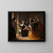 the First Miracle of Saint Theresa of Jesus, resurrection of her nephew Don Gonzalo Ovalle, son of her sister Doña Juana de Ahumada - Luis de Madrazo y Kuntz — framed artwork on a wall