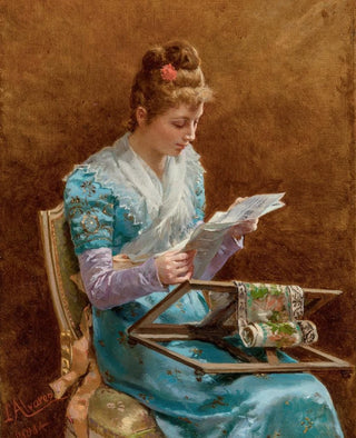 Luis lvarez Catal - Reading the news.webp