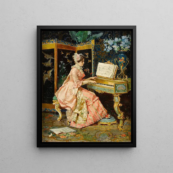 La note attendue - Luis Álvarez Catalá — framed artwork on a wall