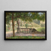 Motif of Mirabell Park - Luise Begas-Parmentier — framed artwork on a wall