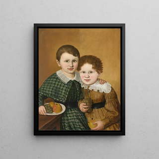 Lukas Kirner - Portrait of Two Children Two Brothers.webp