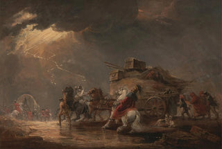 Luke Clennell - Baggage Wagons in a Thunderstorm.webp