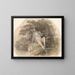 Figure dans un paysage - Luke Clennell — framed artwork on a wall