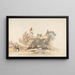 Loading a Cart - Luke Clennell — framed artwork on a wall
