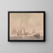 Navigation par temps calme - Luke Clennell — framed artwork on a wall