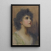 A Dream - Luke Fildes — framed artwork on a wall