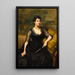 Madame Robert Borwick - Luke Fildes — framed artwork on a wall