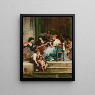 Luke Fildes - Venetian Life.webp