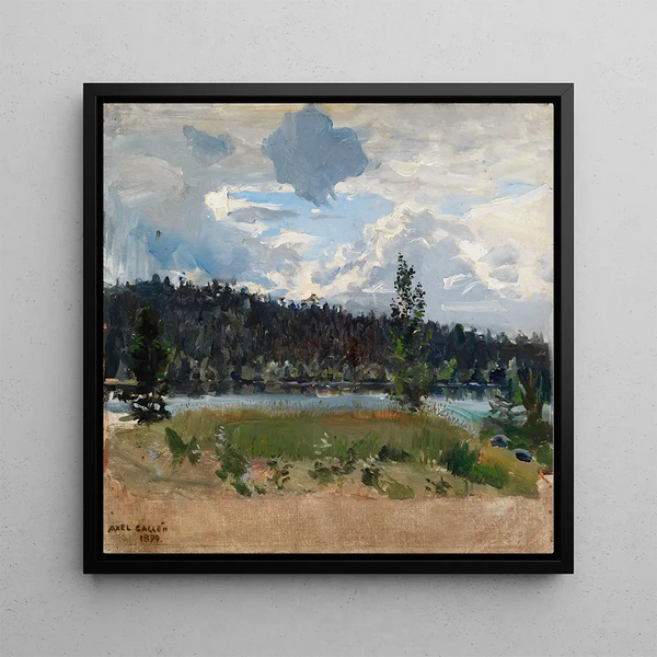 Lumière derrière les nuages - Akseli Gallen-Kallela — wall display of the artwork