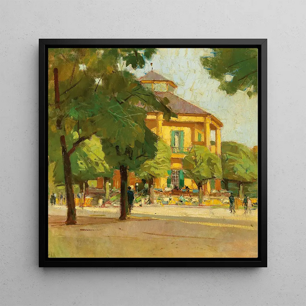 Lusthaus Prater Vienna - Carl Moll — framed artwork on a wall