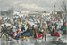 Central Park in winter, the skating pond - Lyman W Atwater — artwork view