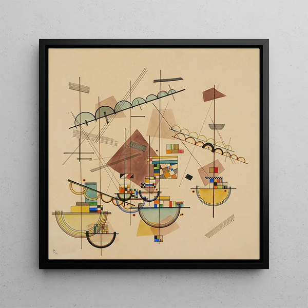 Lyrisch Lyrical - Wassily Kandinsky — framed artwork on a wall