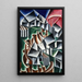Birsk Painting - Lioubov Popova — framed artwork on a wall