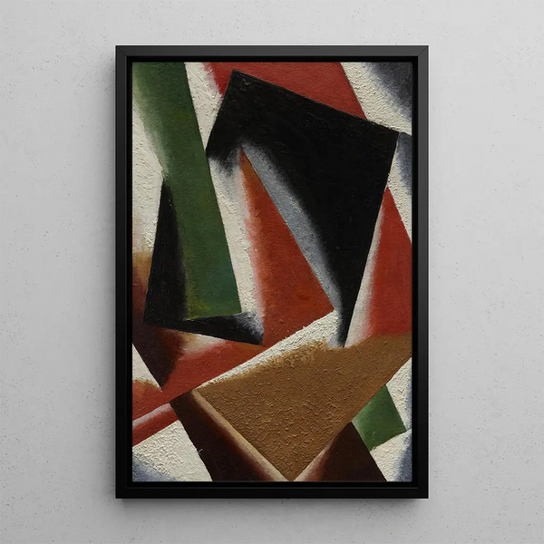 Architectonique picturale - Lioubov Popova — framed artwork on a wall