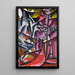 Untitled Painting - Lioubov Popova — framed artwork on a wall