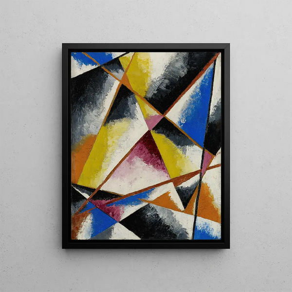 Compositions sans titre - Lioubov Popova — framed artwork on a wall