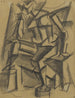 Nude Sitting without Title - Lioubov Popova — artwork view