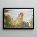 the castle of Liechtenstein in Maria Enzersdorf - M Lechner — framed artwork on a wall