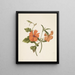 Yellow Chinese Rose Bush Painting Rosa Chinensis Lutea - M. de Gijselaar — framed artwork on a wall
