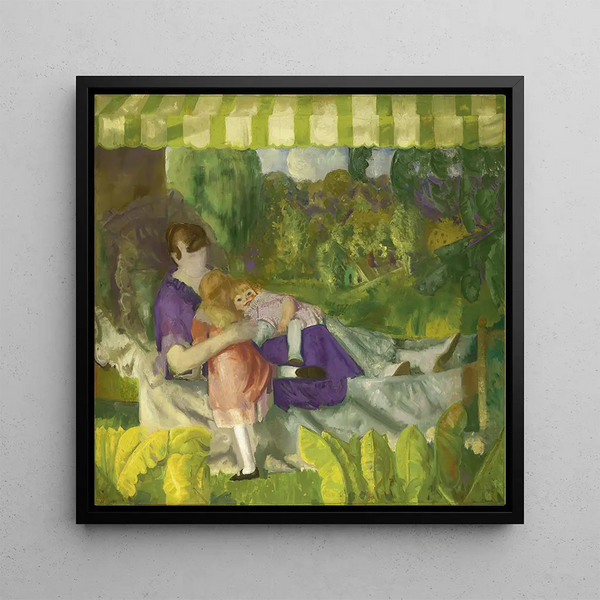 My Family - George Wesley Bellows — framed artwork on a wall