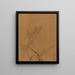 Orchid Flowers - Ma Lin — framed artwork on a wall
