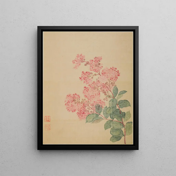 Hortensia - Ma Yuanyu — framed artwork on a wall