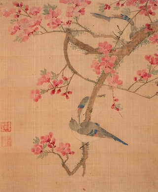 Ma Yuanyu - Peach Blossoms and Birds.webp